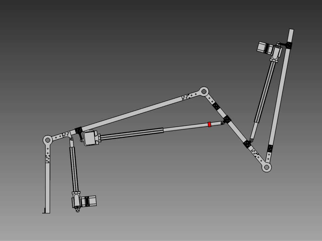 CAD model of our reactor cleaning robot